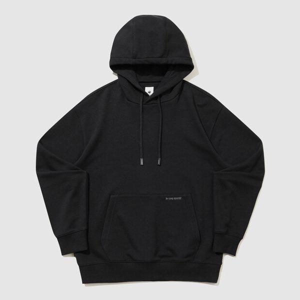 ユニ エッセンシャル ルーズフィット フード付きTシャツ (QR123LHD11_BLK)
