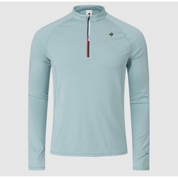 共用裏起毛ハーフジップ長袖Tシャツ B1 QQ413ERLO2 DMT BLK