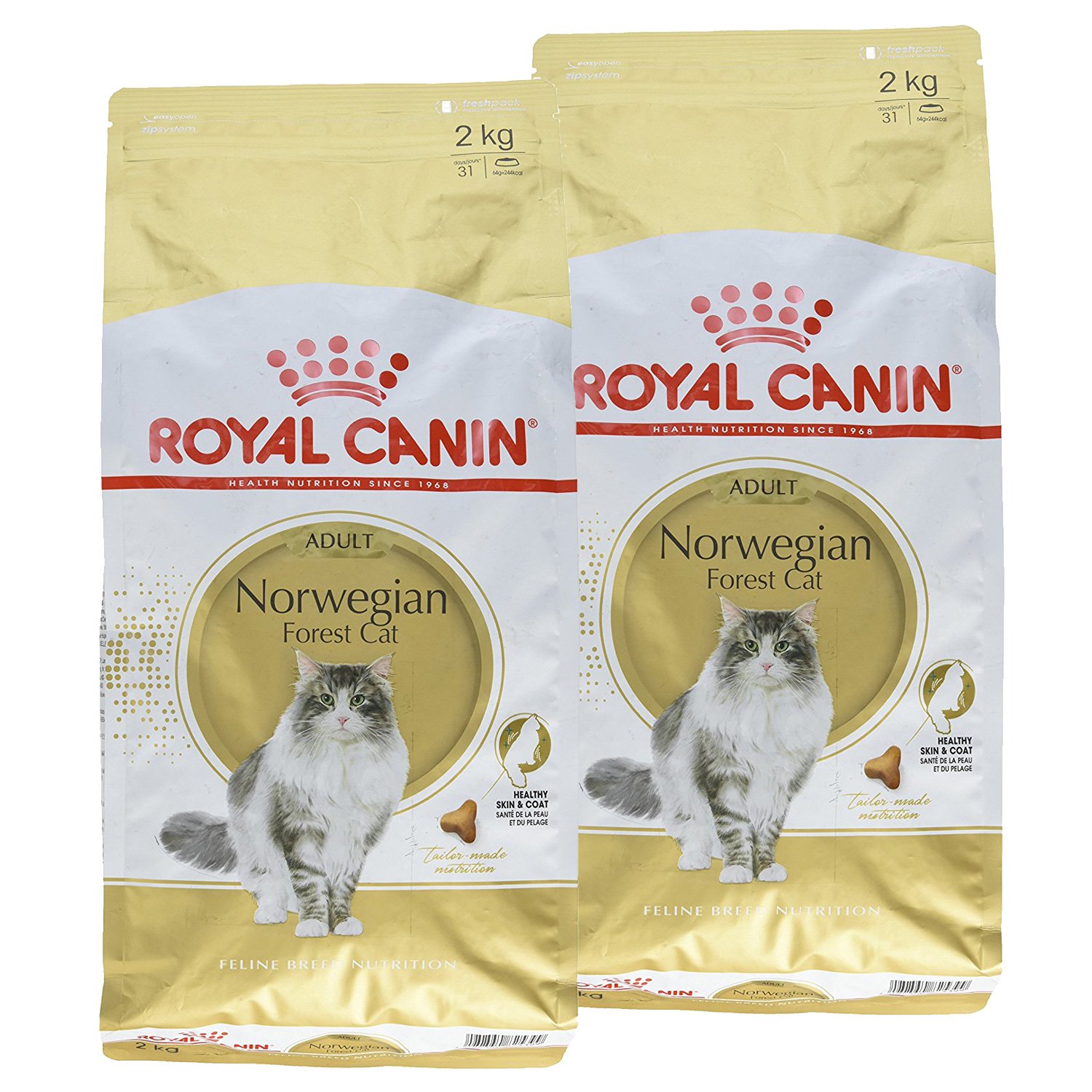 ロイヤルカナン FBN ノルウェージャンフォレストキャット 成猫用 2kg ×2袋セット