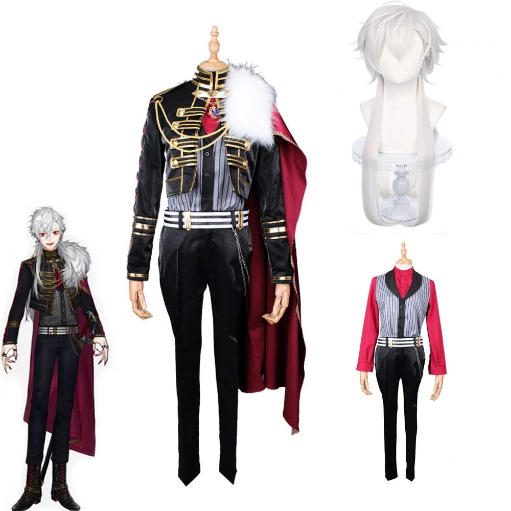 葛葉 衣装 マント付き ウィッグ追加可 Vtuber にじさんじ 葛叶 くずは コスプレ衣装 ハロウィン クリスマス 学園祭