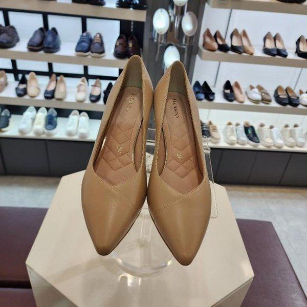 HC10 女性牛革ベージュパンプス7cm LCWD25U51435 (41366779)