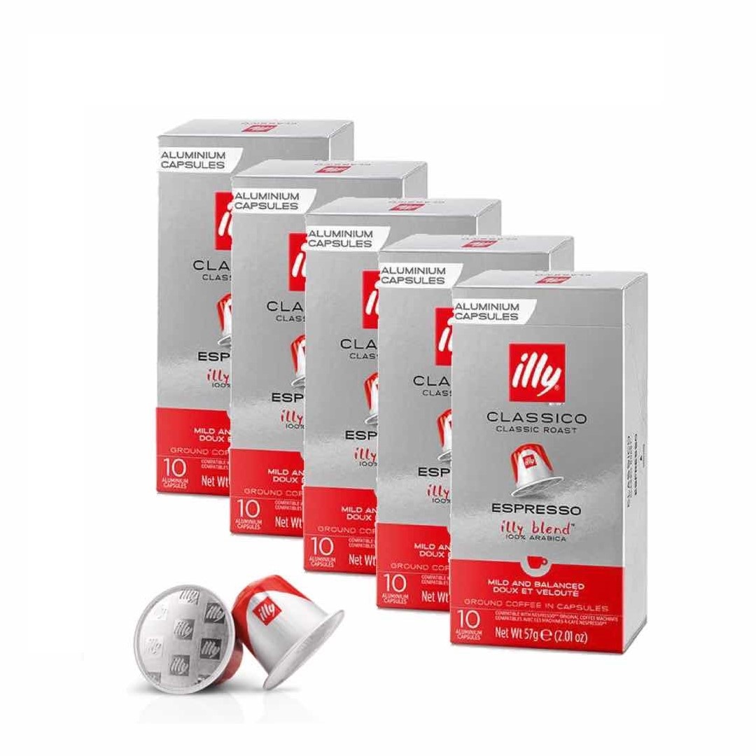 イリーネスプレッソ互換カプセル エスプレッソ [クラシコロースト] 10カプセル 5 パック