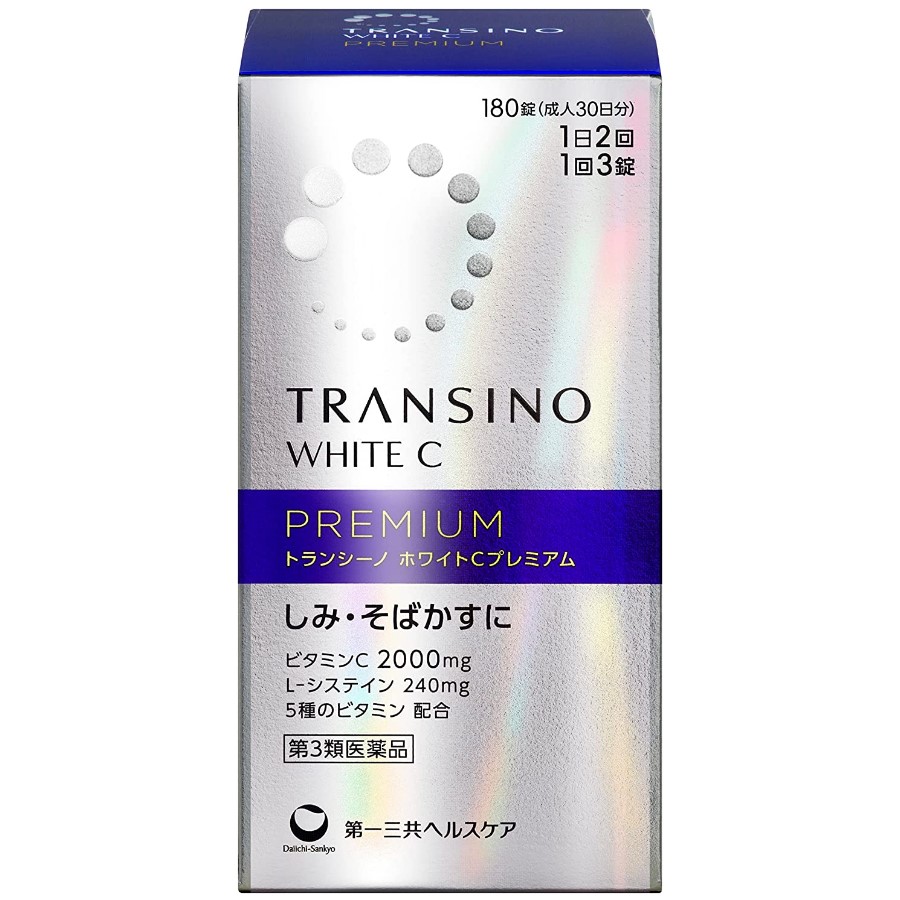 【２個セット】トランシーノ　ホワイトCプレミアム　１８０錠　【第3類医薬品】　4987107631978 6,724円