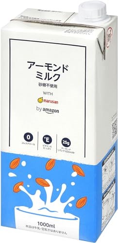 他サイト： by Amazon アーモンドミルク 砂糖不使用 1L×6本の商品画像