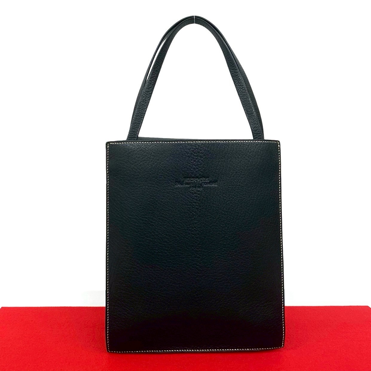 ヴィンテージ ルーシー MMハンドバッグ トリヨンクレマンス ネイビー 607-9