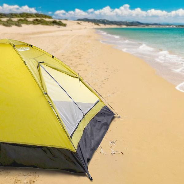 テント ドーム型 2人用 3人用 軽い 軽量 コンパクト 防水 ソロ キャンプ アウトドア バーベキュー 紫外線カット UV 野外 山 川 遊び 公園 海水浴 ビーチ 防災