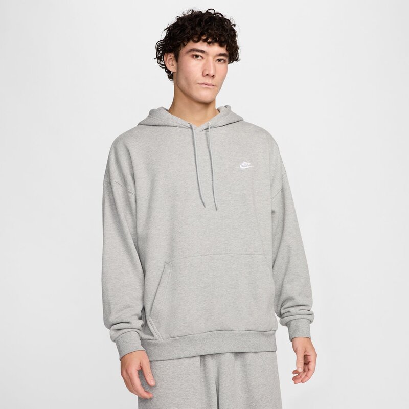 ナイキ クラブ FT オーバーサイズ プルオーバー L/S フーディ ウェア スウェットシャツ HJ1817