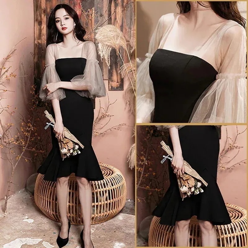 キャミワンピース ワンピース ラッフル 切り替え レース 感 結婚式　ドレス バックレス パーティードレス レディース ブライズメイド ドレス パーティー 結婚式 ドレス お呼ばれ 蝶結び 7,782円