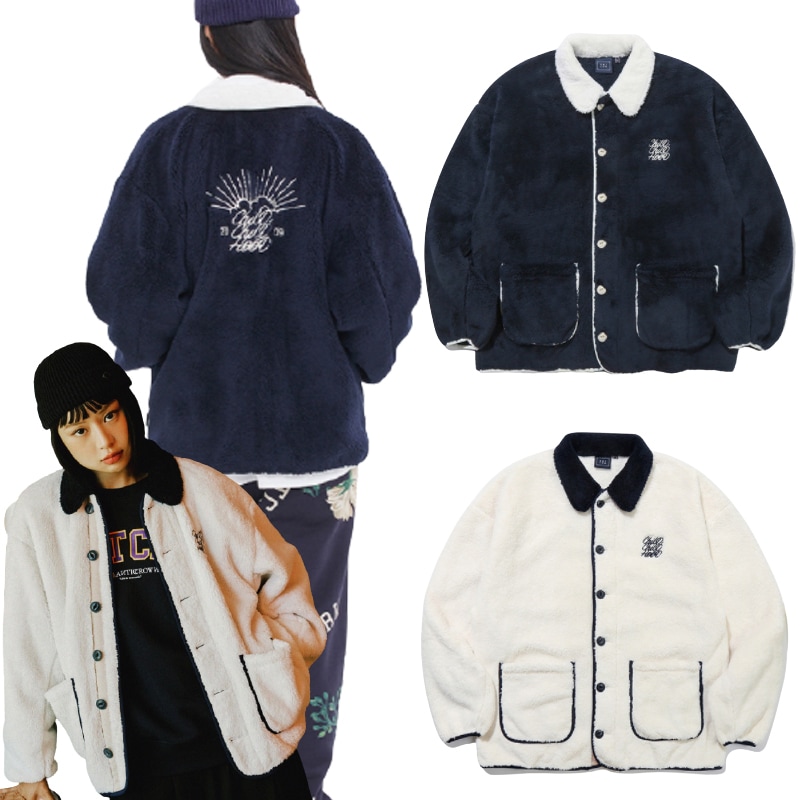 RMTC FLEECE BUTTON JACKET 2color 人気商品 正規品