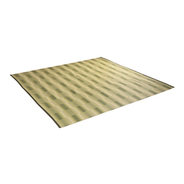 1090580121902 洗える ござ 日本製 国産 カーペット 丈夫 除菌スプレー対応 敷詰 ラグ 敷物 アウトドア レジャー ペット グリーン 本間6畳(約286.5×382cm) メーカー直送