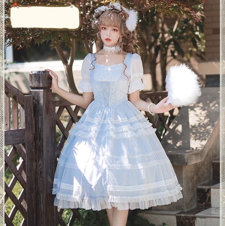 新作オリジナル高質ロリータワンピース可愛い 二次元かわいい新作公主 かわいい ロリ学園祭 A25