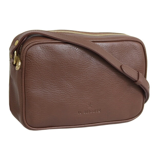 イルビゾンテ バッグ レディース ショルダーバッグ レザー ブラウン BCR327PV0001BW464B IL BISONTE