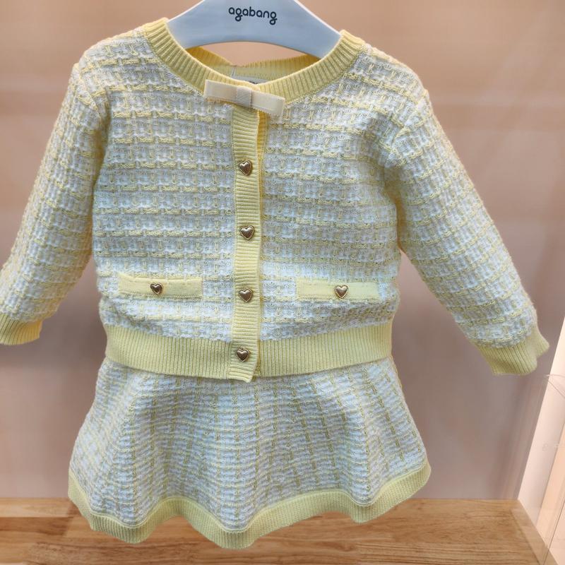 アメルツイードニット上下01T133051_IC