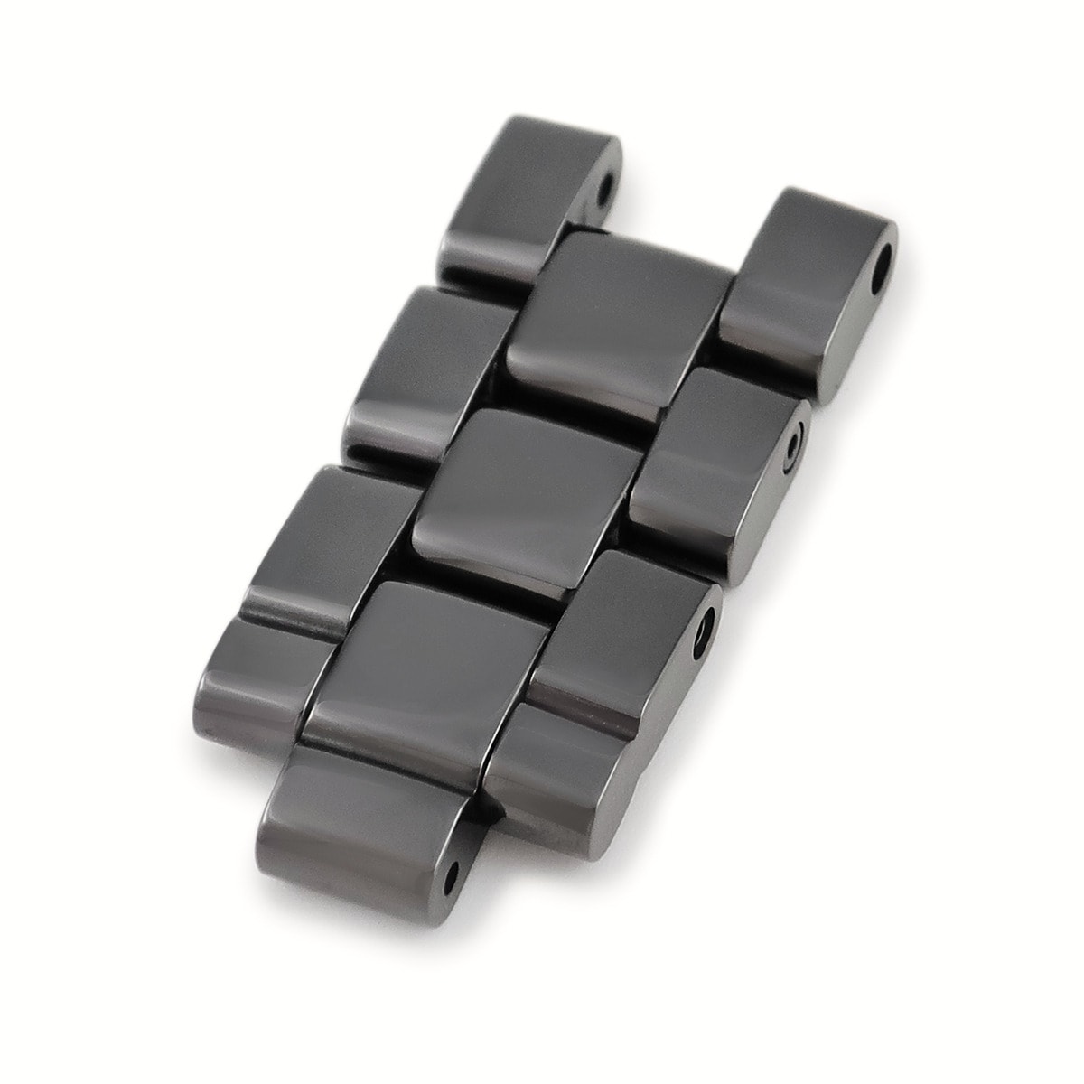 シャネル CHANEL 腕時計パーツ 純正 J12 H0685 H0940用 コマ セラミック ブラック 3コマ 駒 セラミック バネ棒 ベルト ブレス バンド 替え 調整 17mm ブラック 黒 【