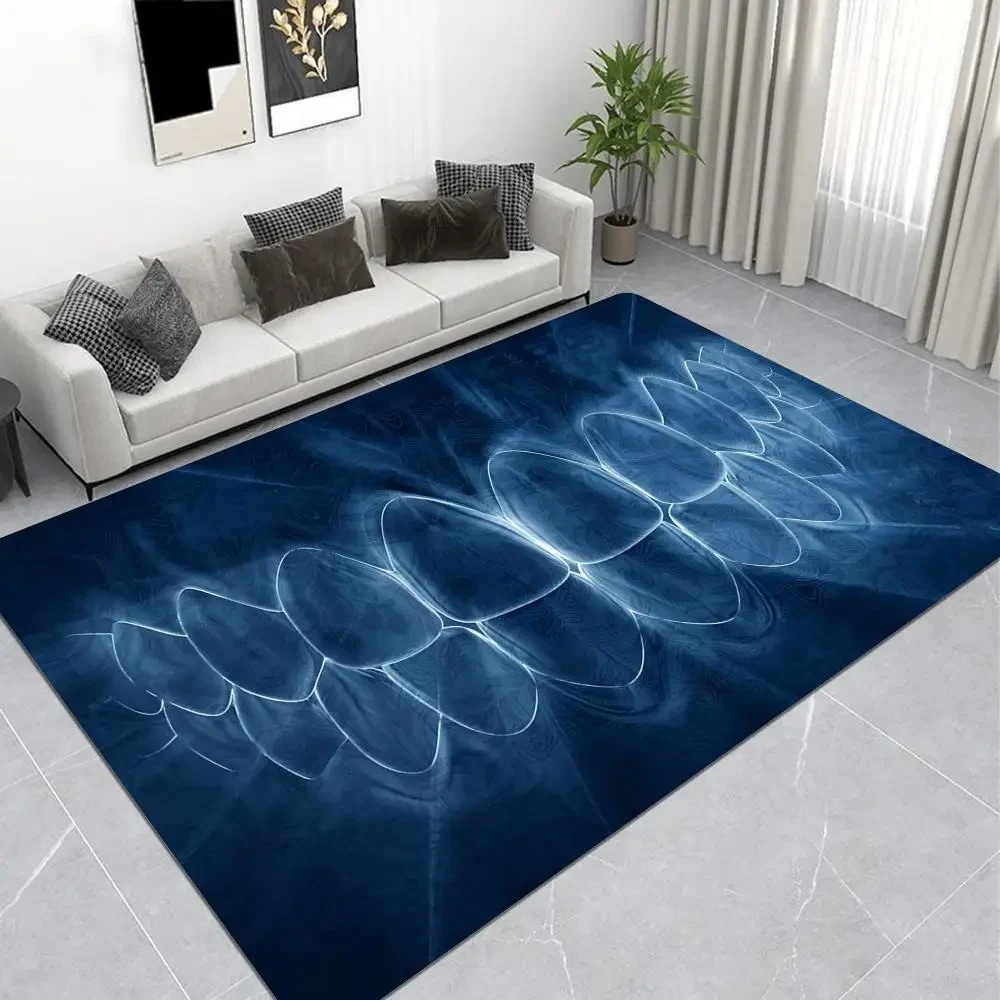 歯科医の歯のフロアマット バスのマット 子供の寝室の装飾 バルコニー滑り止めドアマット リビングのウェルカムラグ