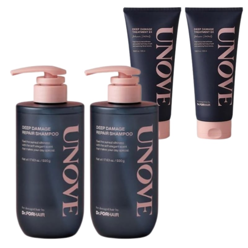 (4点セット) ディープダメージリペアシャンプー&トリートメントex/シャンプートリートメントセット韓国/韓国ヘアケアセット/ダメージヘアケア/桜エディション/トリートメント 320ml 2個