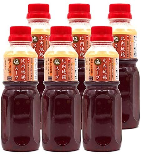 秋田京にしき 比内地鶏塩スープ 300g入×6本