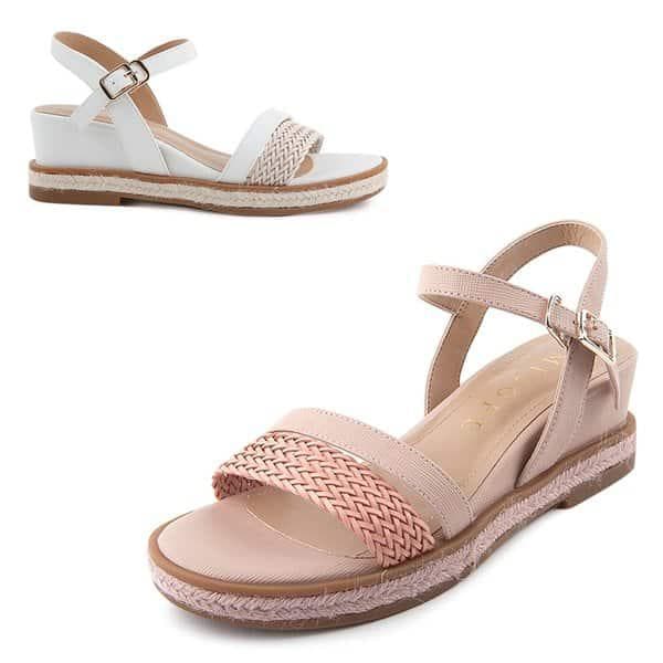 [] 女性ウェッジプラットフォームサンダル 011924713 6cm