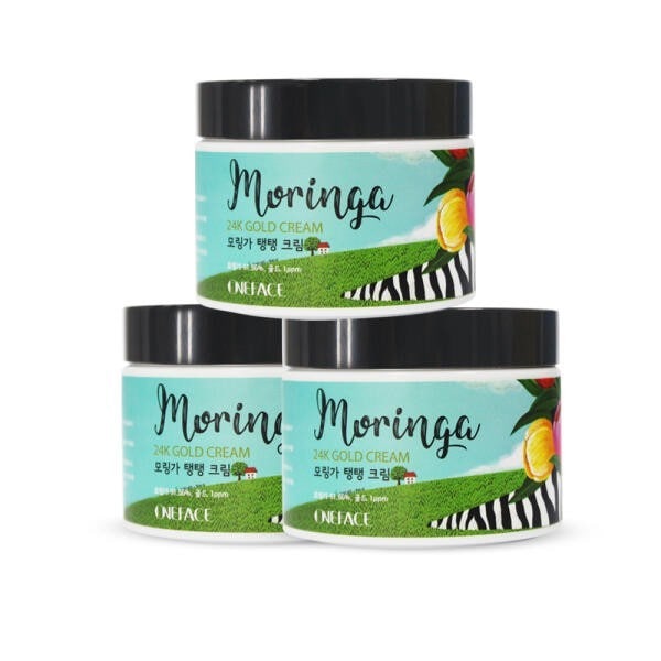 アートボックス ワンフェイス ワンフェイス 24K ゴールド モリンガ テンテンクリーム 100ml 3個