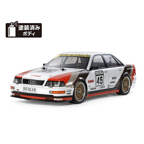 タミヤ【ラジコン】電動RCカーシリーズ No.682 1/10RC 1991 アウディ V8 ツーリング (TT-02シャーシ) H-4950344586820【58682】