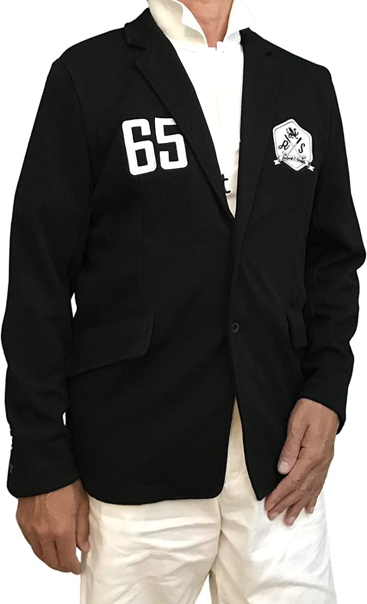 ロバートアンドスミス ゴルフ ジャケット ゴルフウエア 紺ブレ ネイビー エンブレム付 メンズ( ダークネイビー, L) 8,526円