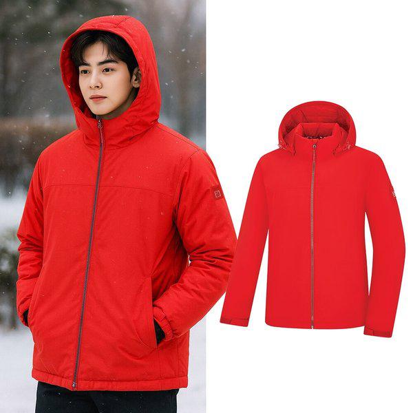 メンズ冬防水防風ウェロン登山フード付きパディングジャケットKSC652FJ0M