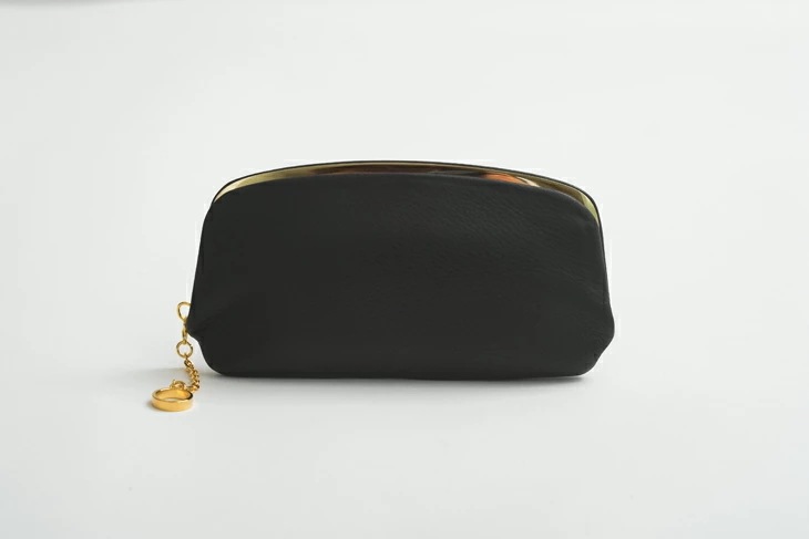 POMTATA (ポンタタ) RAC ガマグチ ロング (black) 財布