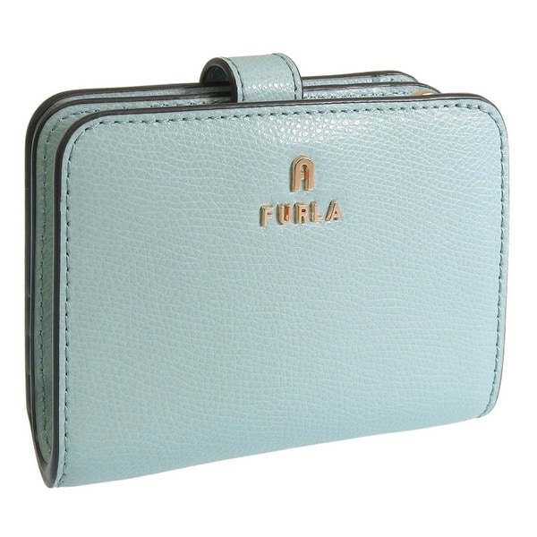 フルラ 財布 レディース 二つ折り財布 アウトレット レザー ブルー カメリア FURLA CAMELIA S COMPACT WALLET Z/W BIFOLD WP00315ARE000AQ000