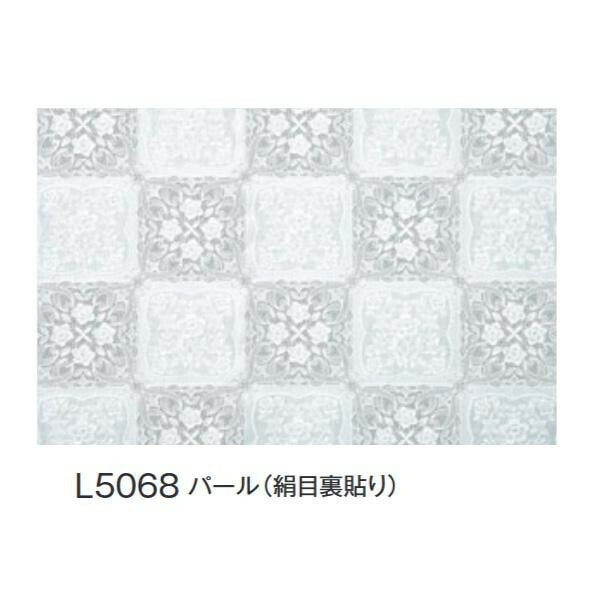 富双合成 テーブルクロス FGラミネートレース（狭幅） 約50cm幅x20m巻 L5068 パール（絹目裏貼り）