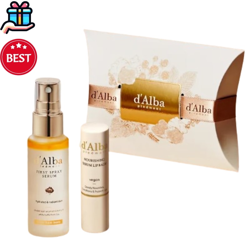 [ミニコスメ企画セット] ホワイトトリュフファーストスプレーセラム 100ml+リップバーム3.6g 携帯用 旅行用 保湿 ホワイトトリュフミスト セラムミスト メイクフィクサー 保湿ケ