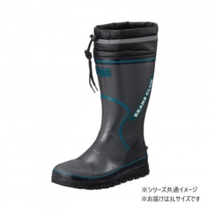 福山ゴム工業 カジュアルショートブーツ ビーンズクラブ 103S 3Lグレー AA81200