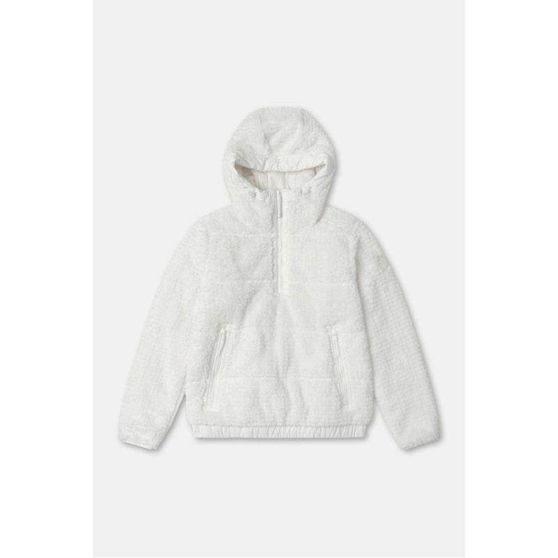 [] 男女共用ハイロフトパディングハイブリッドアノラックTLJFW25541IVO