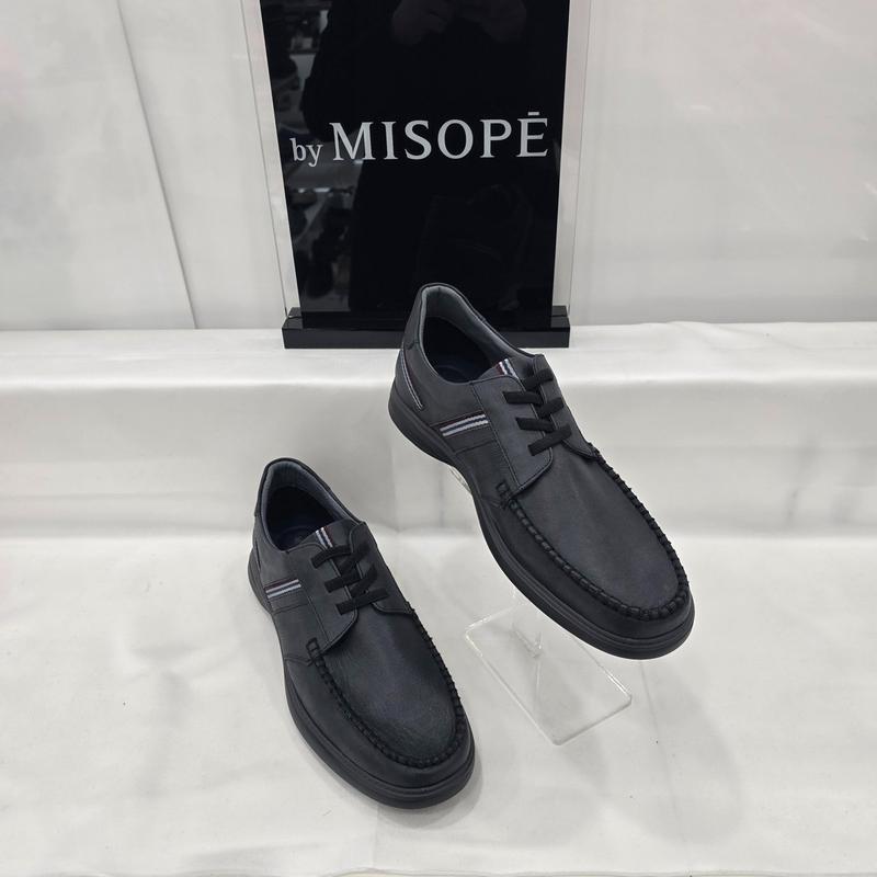 By 男性サフィアーノスニーカー 122HT337TG017 BLACK 2 JJ