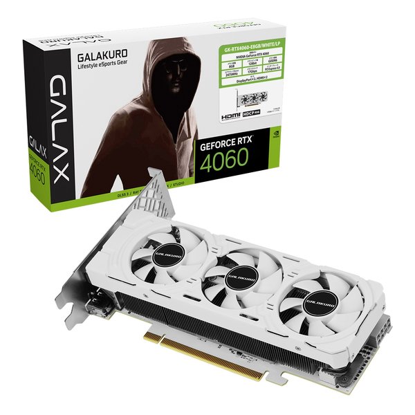 GF RTX4060 8GB ホワイト GKRTX4060E8GBWHITELP