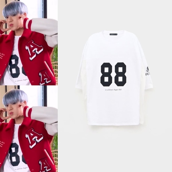 【NCT JENO着用】MESH FOOTBALL OVER FIT T SHIRTS WHITE