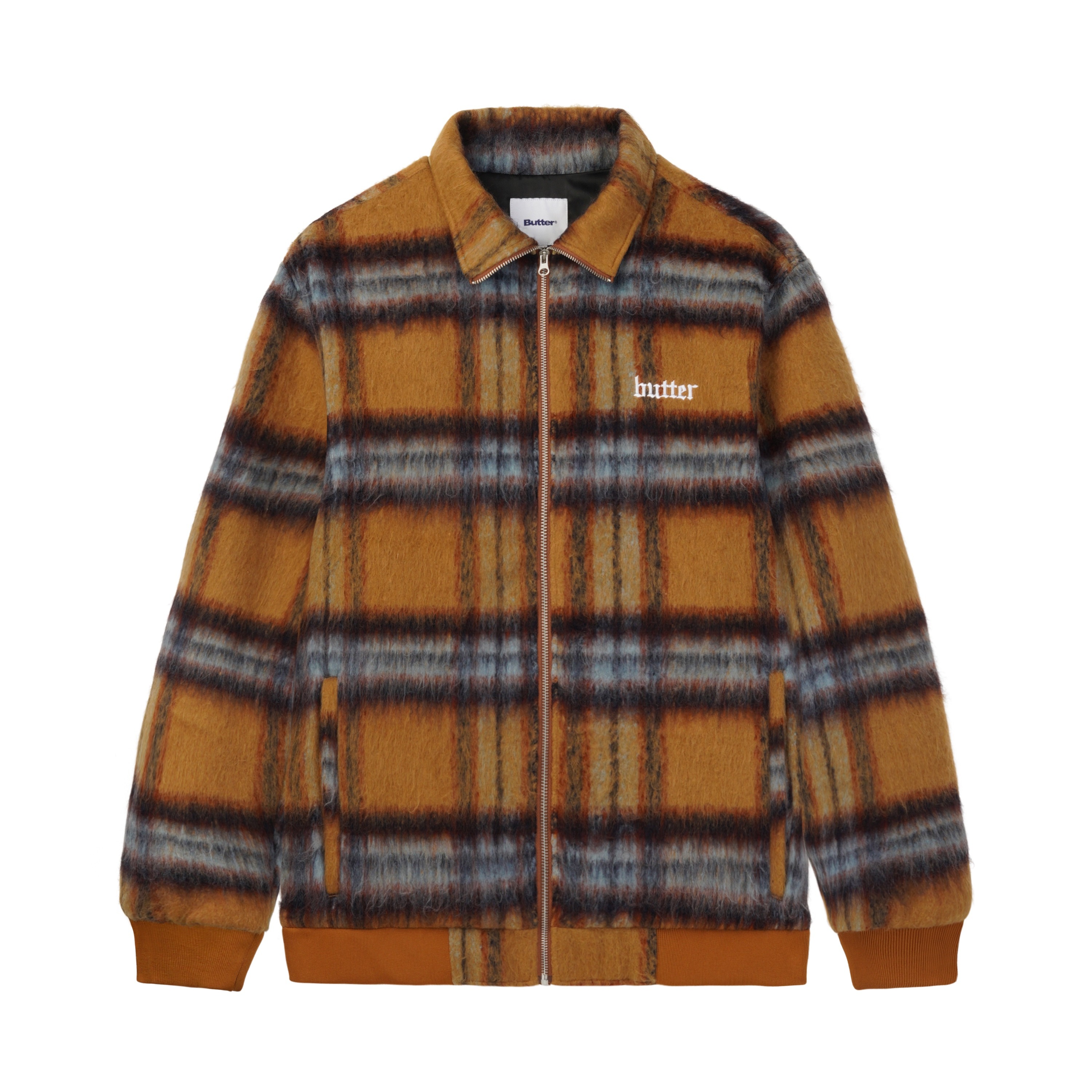 【BUTTER GOODS】 HAIRY PLAID JACKET