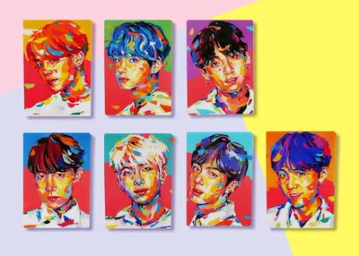 防弾少年団(BTS) - BTS MTPR コラボ グッズ 油絵風 アクリル