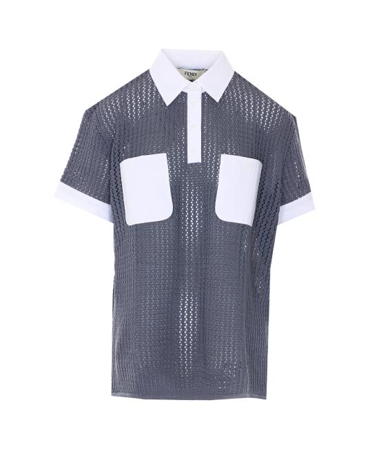 FENDI Women Polo Shirts FZXE65 AW4NF1W0R Grey