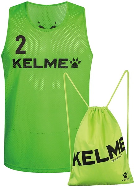 KELME ケレメ 番号入りトレーニングベスト10枚入り サッカー フットサル ビブス 8051BX1ST-933