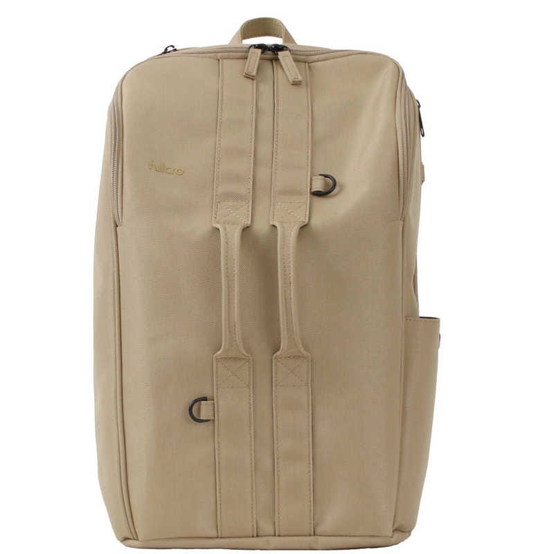 FULCRO　カジュアルリュック PC対応 15inch A4 16L 撥水 ベージュ　fma-0006-BE