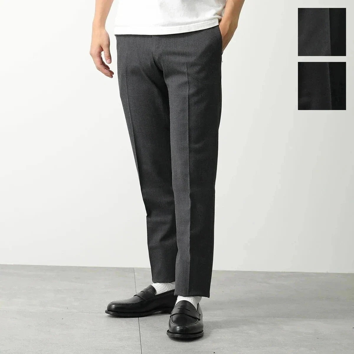 PT TORINO ピーティートリノ スラックス COVS01Z00CL1 PO36 メンズ ウールブレンド スリムフィット ノープリーツ ストレッチ パンツ 【ts】