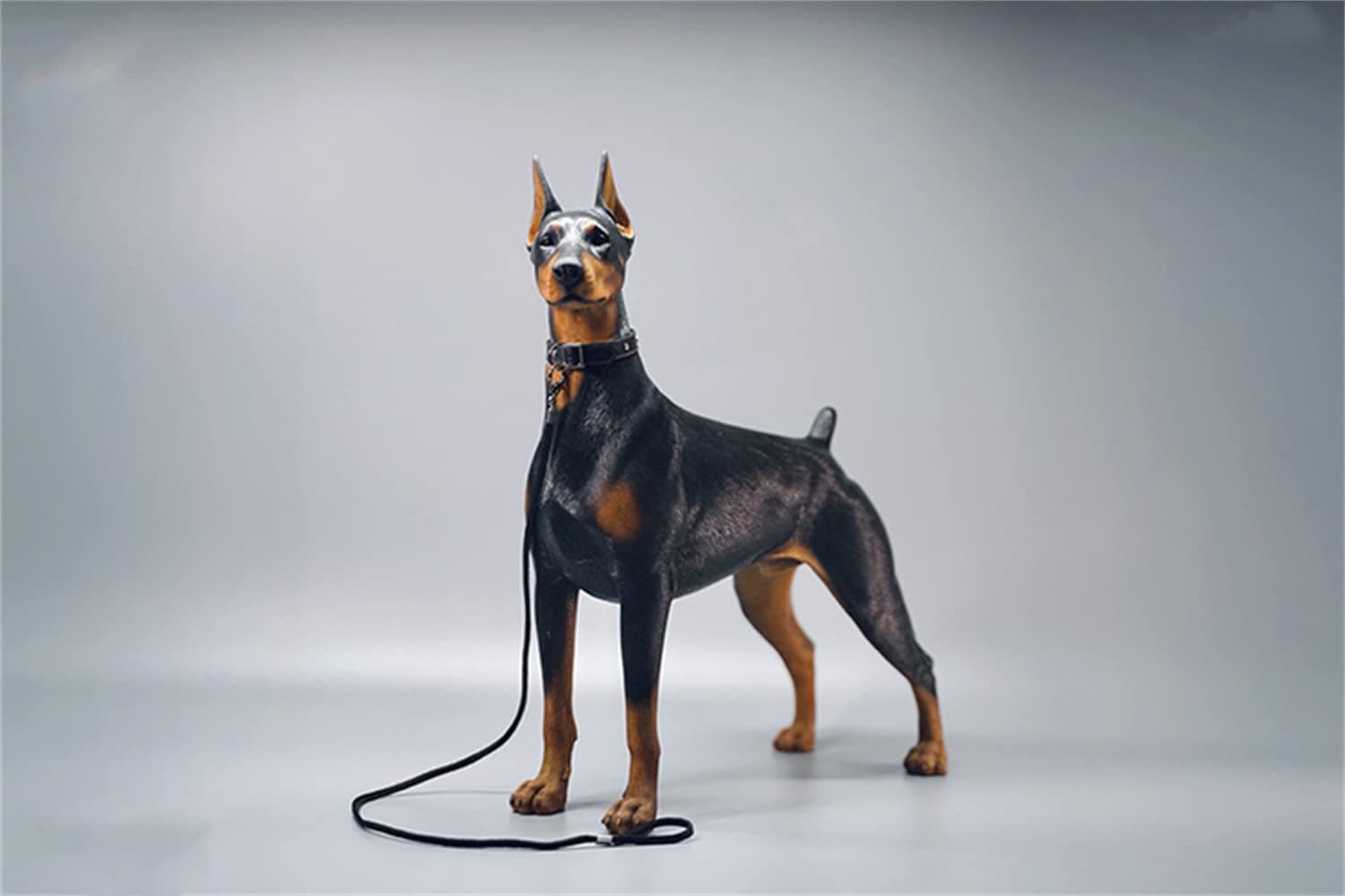 JXK 1/3 サイズ X32102 ドーベルマン ドーベルマン 犬 動物 リアル フィギュア PVC プラモデル おもちゃ 模型 35.5cm級 オリジナル スタチュー 犬好き 誕生日 プレゼント