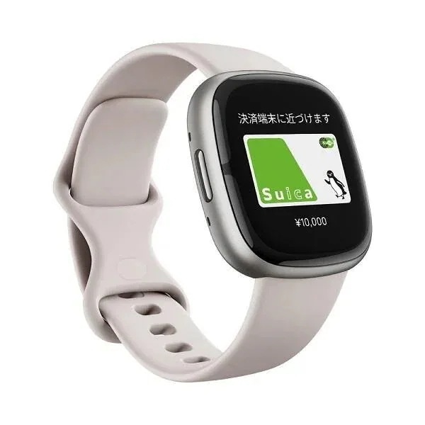 お気にいる Fitbit Fitbit [ルナホワイト/プラチナアルミニウム 2 Sense ウエイトトレーニング