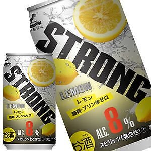 神戸居留地 ストロングチューハイ レモンゼロ 350ml缶72本［24本3箱］［賞味期限：3ヶ月以上］［送料無料］ 7,770円