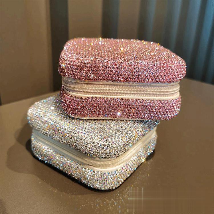 ジュエリーボックス アクセサリーケース アクセサリー収納 コンパクト ピアス ネックレス 指輪 保管 携帯 小物入れ 可愛い 旅行 大容量 宝石箱