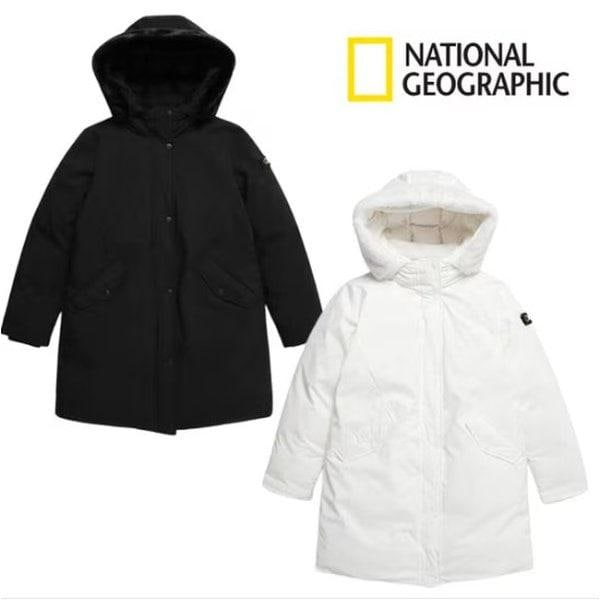 【特価割引50%】N234WDW140 W セイウチ ファー トリミング ロング丈 グース ダウン ジャンパー (通常価格:499,000ウォン)