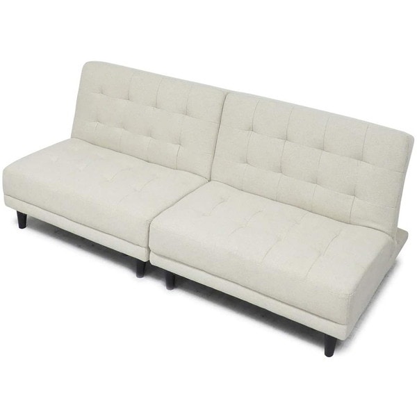 33128 New離せるソファーベッド クリーム メーカー直送