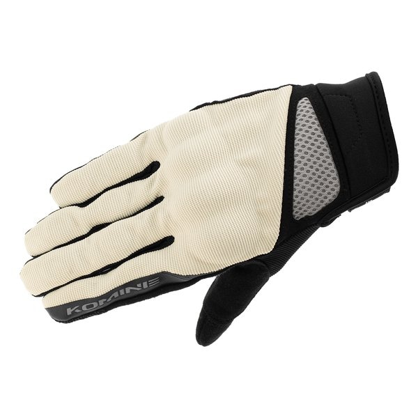 バイク用 GK-1633 3D プロテクトメッシュグローブ アイボリー Mサイズ GK-1633/IVORY/M