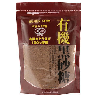 他サイト： サニーファーム 有機黒砂糖 粉末 300gの商品画像