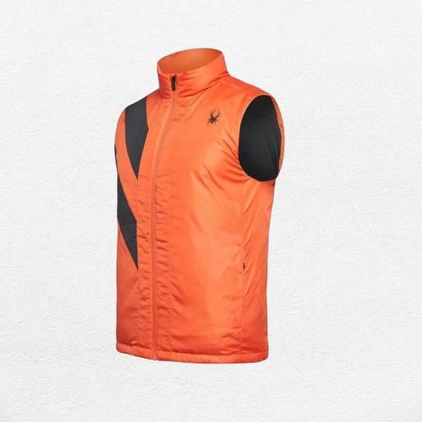 共用プロウェブ カラーブロック ダウンベスト SPGWCNDV211UORG